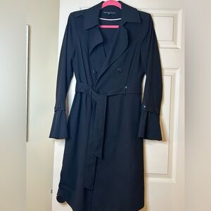 White House Black Market Black and Pink Coat